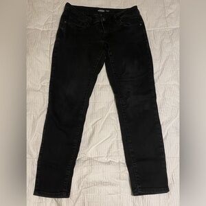 Old Navy Women's Black Rockstar Super Skinny Low Rose Jeans